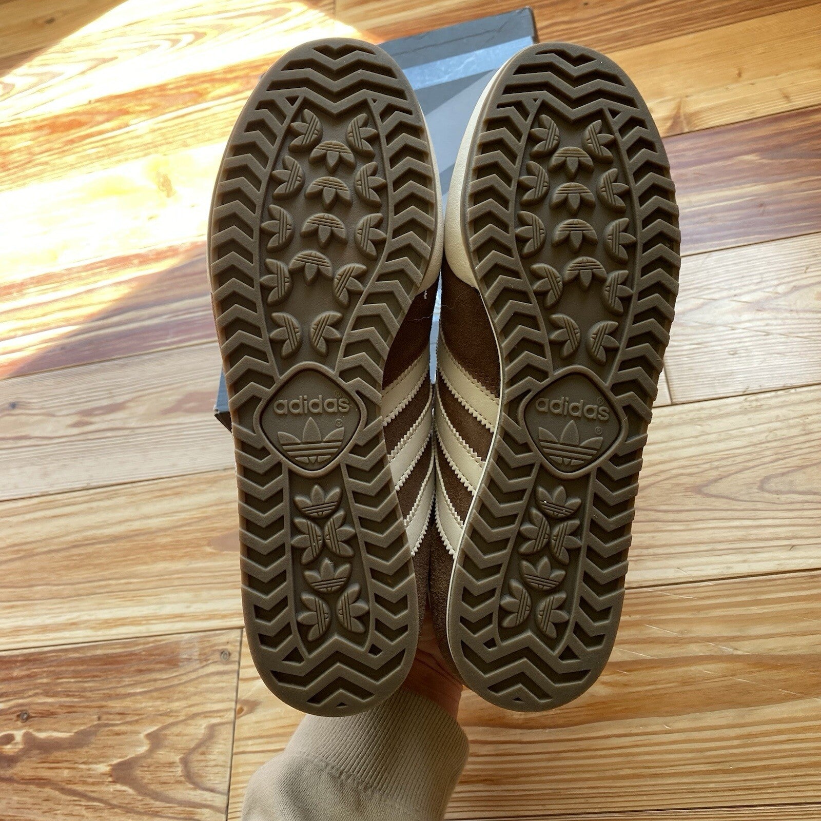 Adidas Originals Beckenbauer Trainers Brown White UK8.5 EU42 2/3 G96460 NEW4