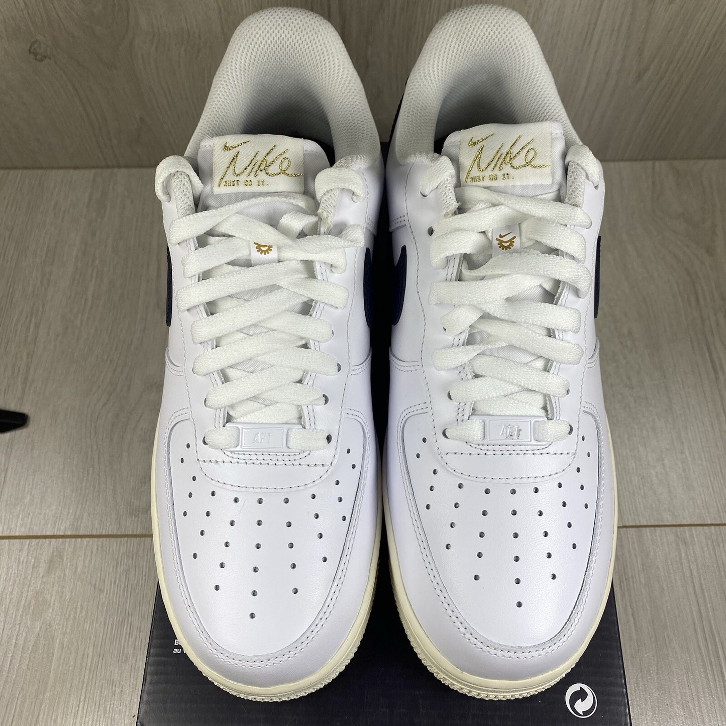 Nike Air Force 1 '07 Flyease Trainers White Size UK5.5 HJ9122-1002