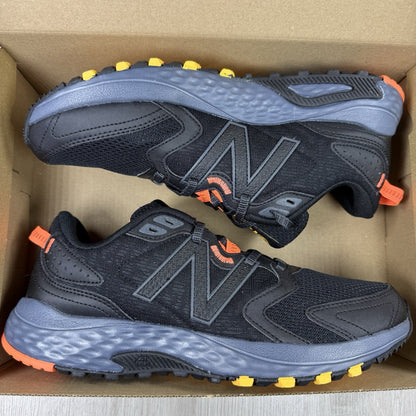 New Balance 410v7 Trainers Black Navy Orange Size UK8 MT410CK77