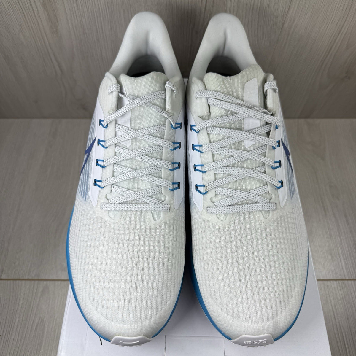 Nike Air Zoom Pegasus 39 Trainers White Blue UK11 EU46 D07435-9001