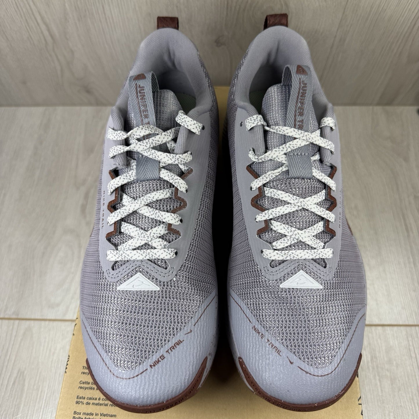 Nike Juniper Trail 3 Trainers Cement Grey Dark Pony Size UK6 FQ0904-0042