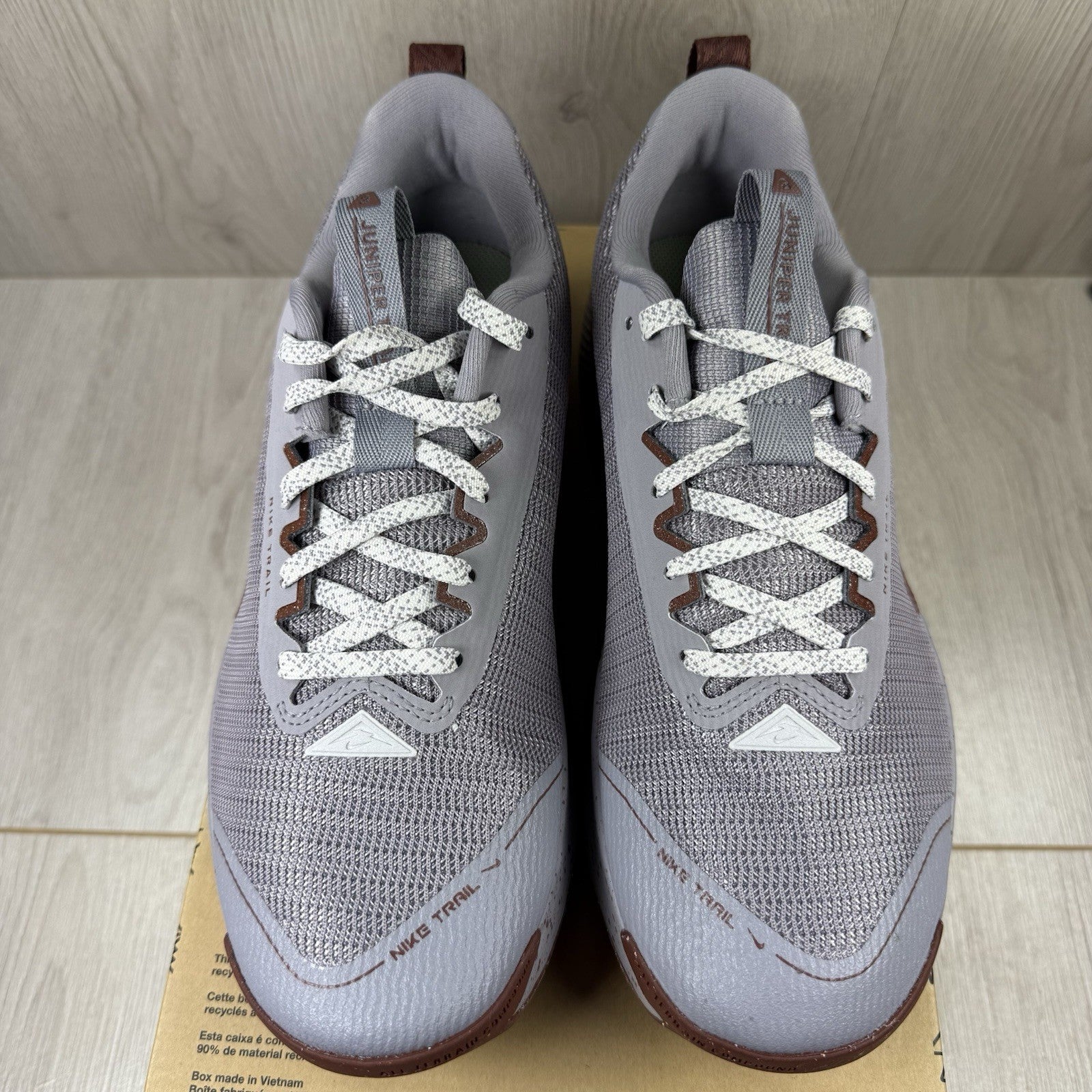 Nike Juniper Trail 3 Trainers Cement Grey Dark Pony Size UK6 FQ0904-0042