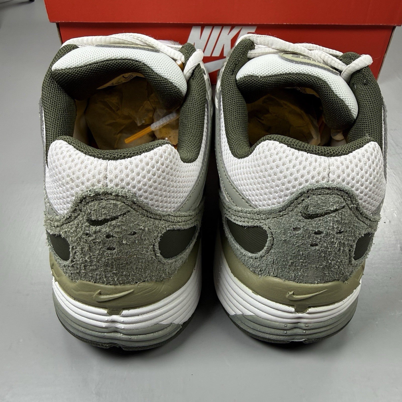 Nike P-6000 Trainers Light Army Cargo Khaki Size UK8 IH0246-3209