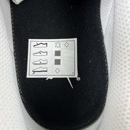 Nike Air Force 1 Low Trainers Outline Swoosh White Black Size UK12 DV0788 10312