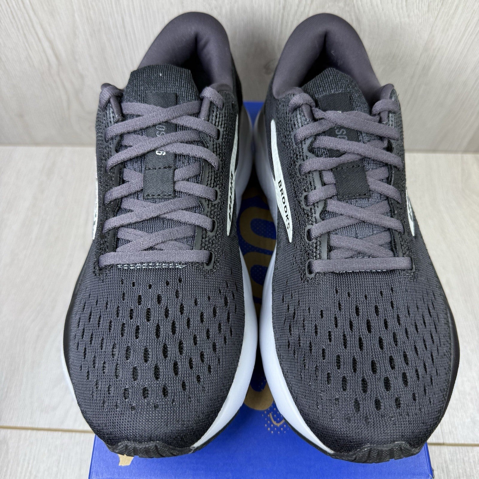 Brooks Ghost 16 Medium Trainers Black White Grey Size UK5 EU38 1204071B0902