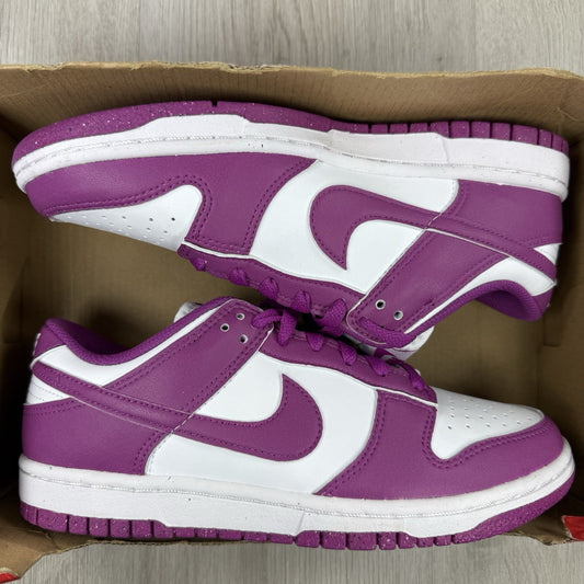 Nike Dunk Low Next Nature Trainers Hot Fuchsia Size UK4.5 DD1873-1100