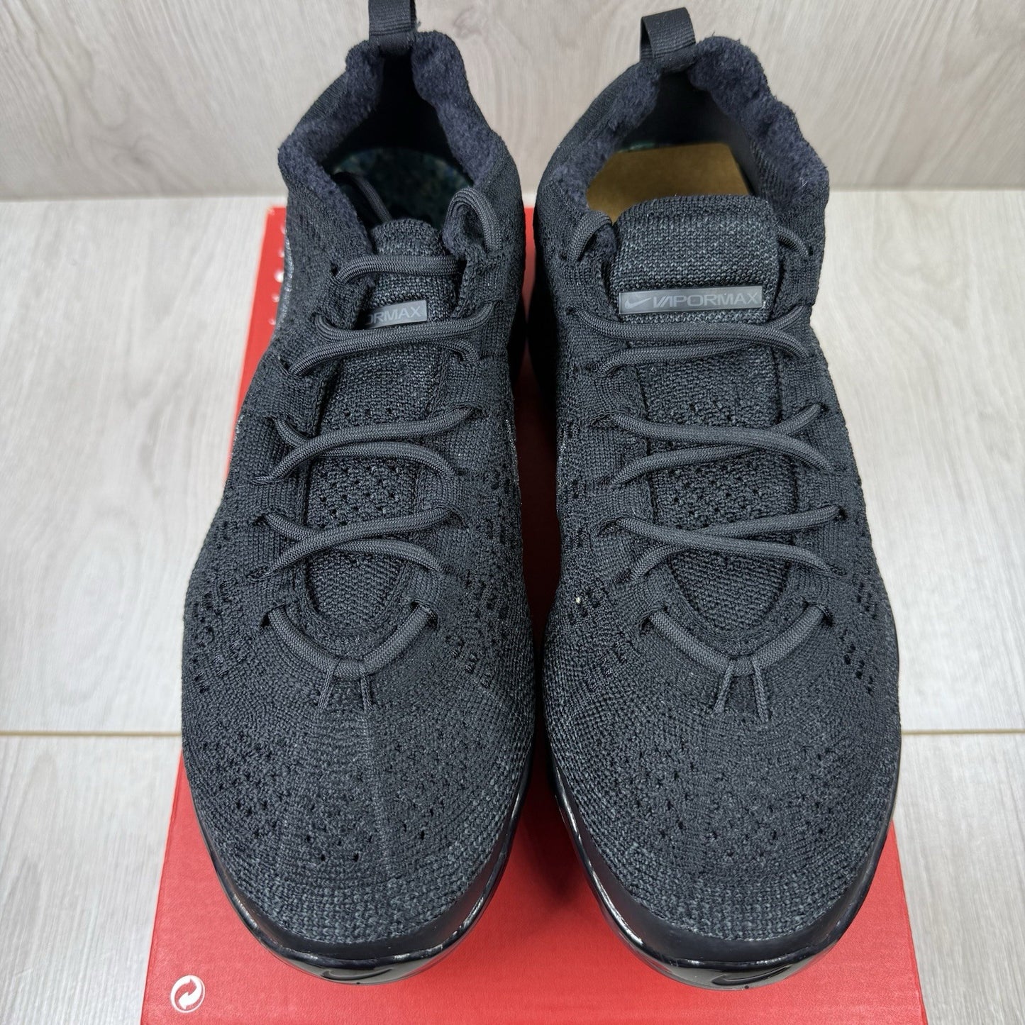 Nike Air VaporMax Flyknit 2023 Flyknit Trainers Black Size UK6 DV1678-00310