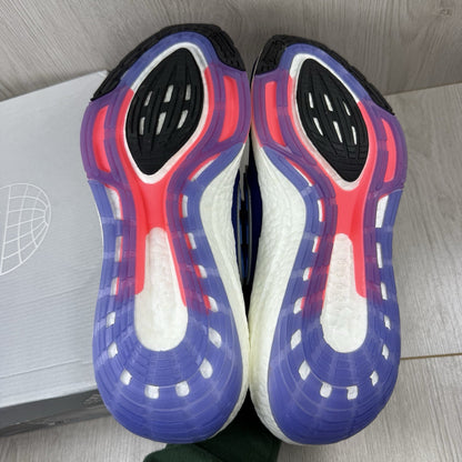 Adidas Ultra Boost 22 Trainers Legacy Indigo Turbo Size UK7.5 GX306115