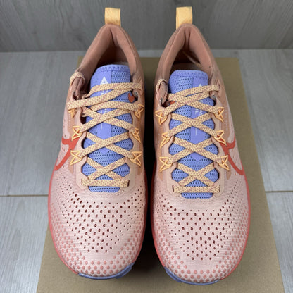 Nike React Pegasus Trail 4 Trainers Orange Size UK4 DJ6159-8002
