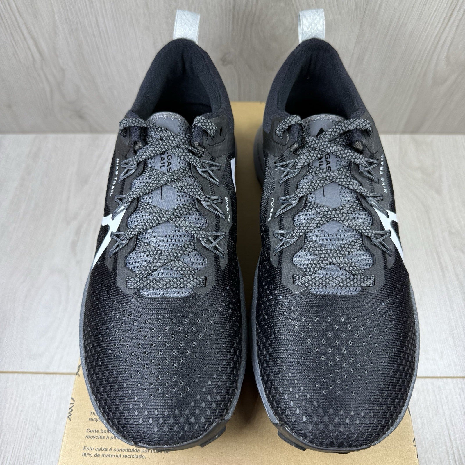 Nike React Pegasus Trail 4 Trainers Black Dark Grey UK5.5 DJ6158-00110