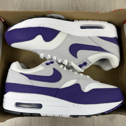 Nike Air Max 1 SC Trainers Field Purple White Size UK5.5 DZ4549-1018
