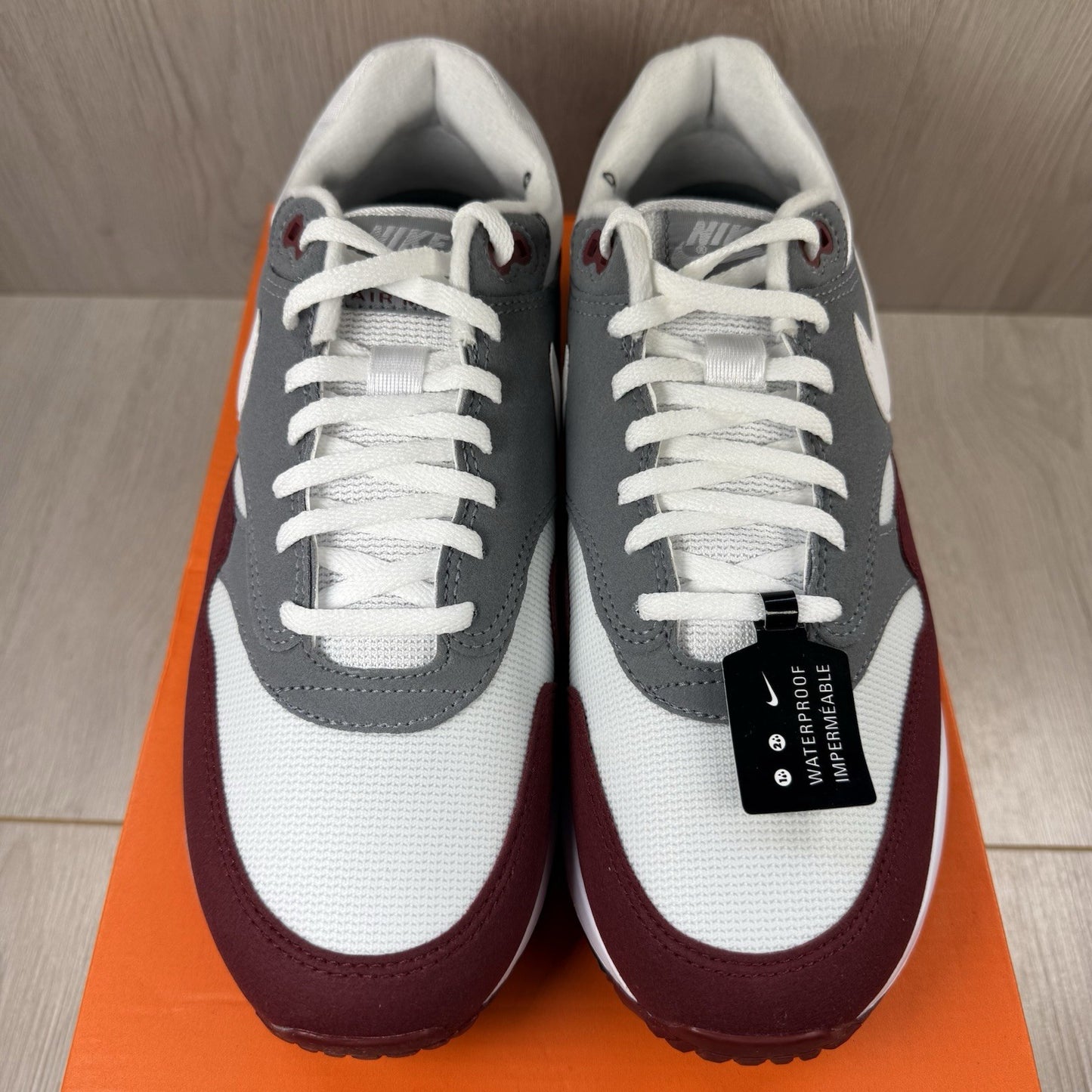 Nike Air Max 1 ‘86 Trainers Team Red Grey White Size UK8 DV1403-6002