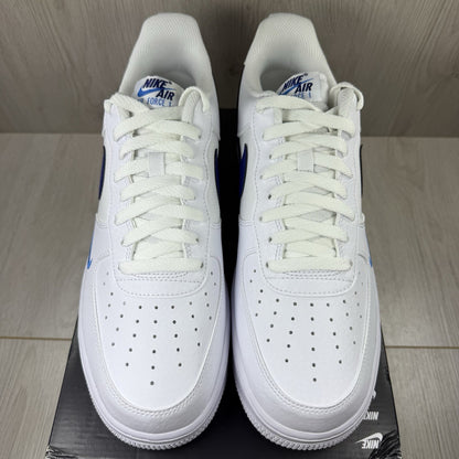 Nike Air Force 1 Low Trainers White Royal Blue UK9.5 HF3836-10010
