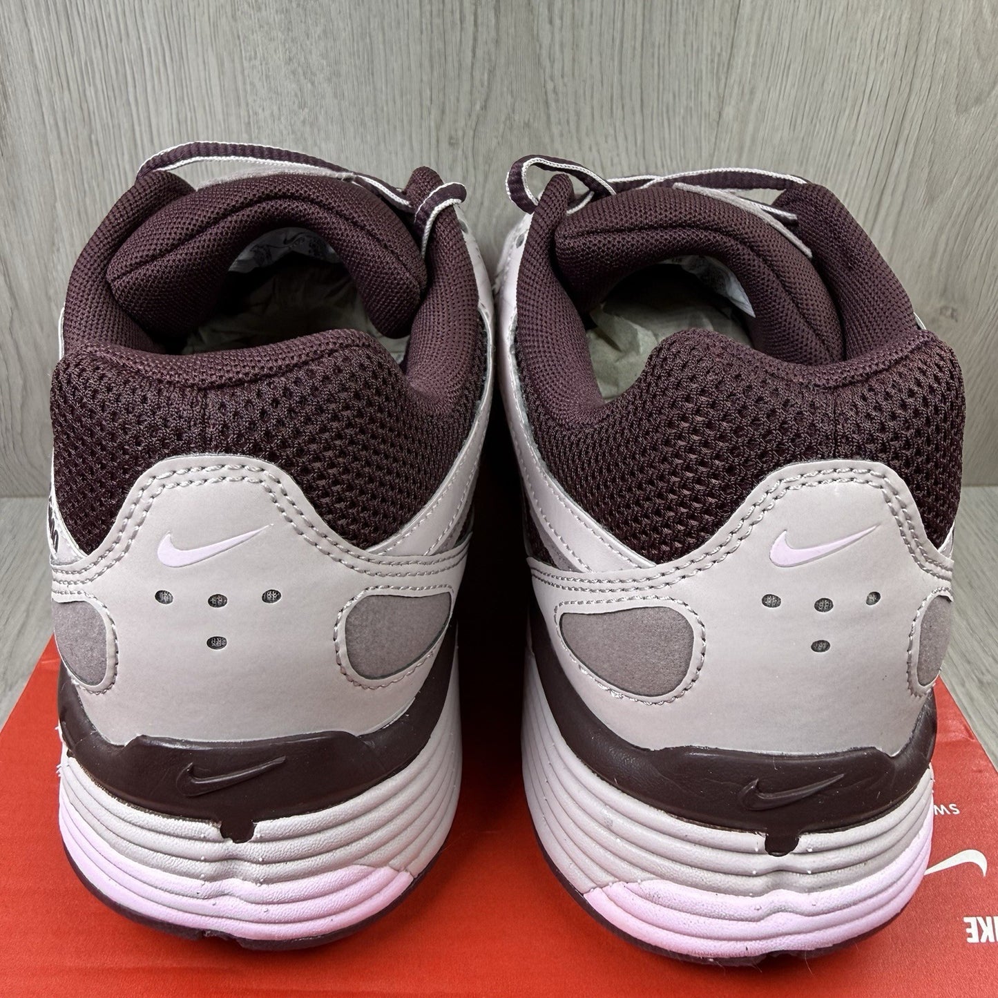 Nike P-6000 Trainers Burgundy Crush Pink Foam Size UK8.5 HV2522-60011