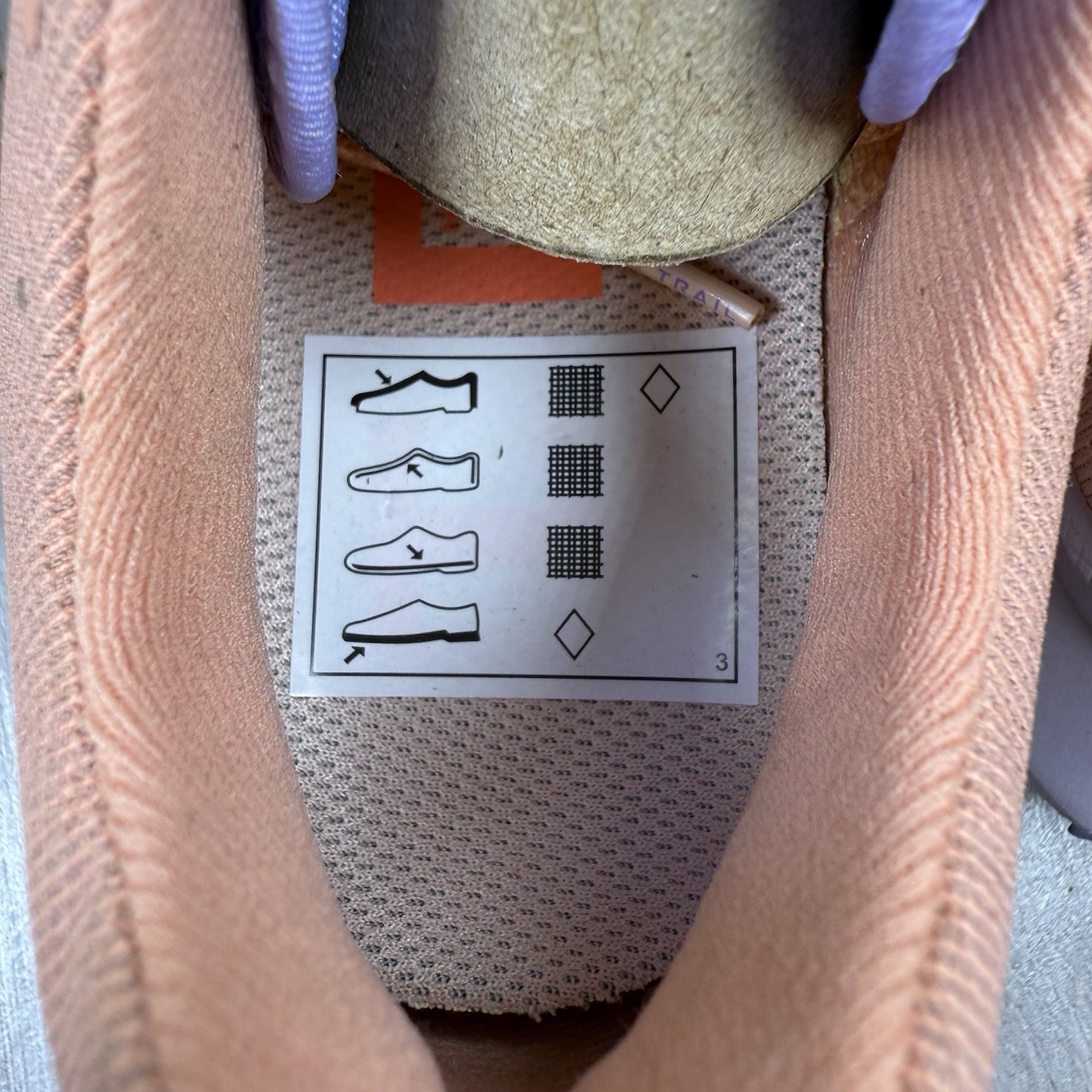 Nike React Pegasus Trail 4 Trainers Orange Size UK4 DJ6159-8005