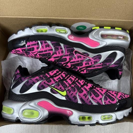 Nike Air Max Plus TN Mercurial XXV Trainers Black Pink Size UK6.5 FJ4883-0010