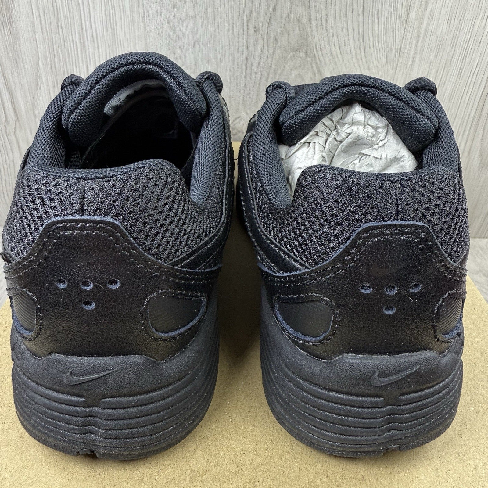 Nike P-6000 Trainers Triple Black Size UK3 HV5064-01110