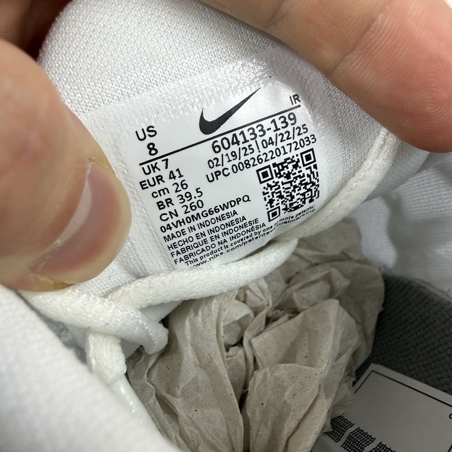 Nike Air Max Plus TN Trainers White Size UK7 604133-1396