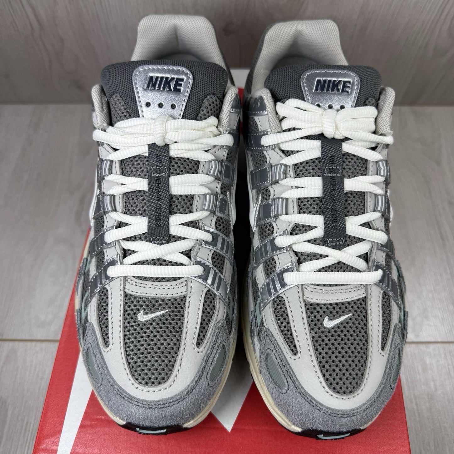 Nike P-6000 Trainers Flat Pewter Size UK6 FN7509-0292