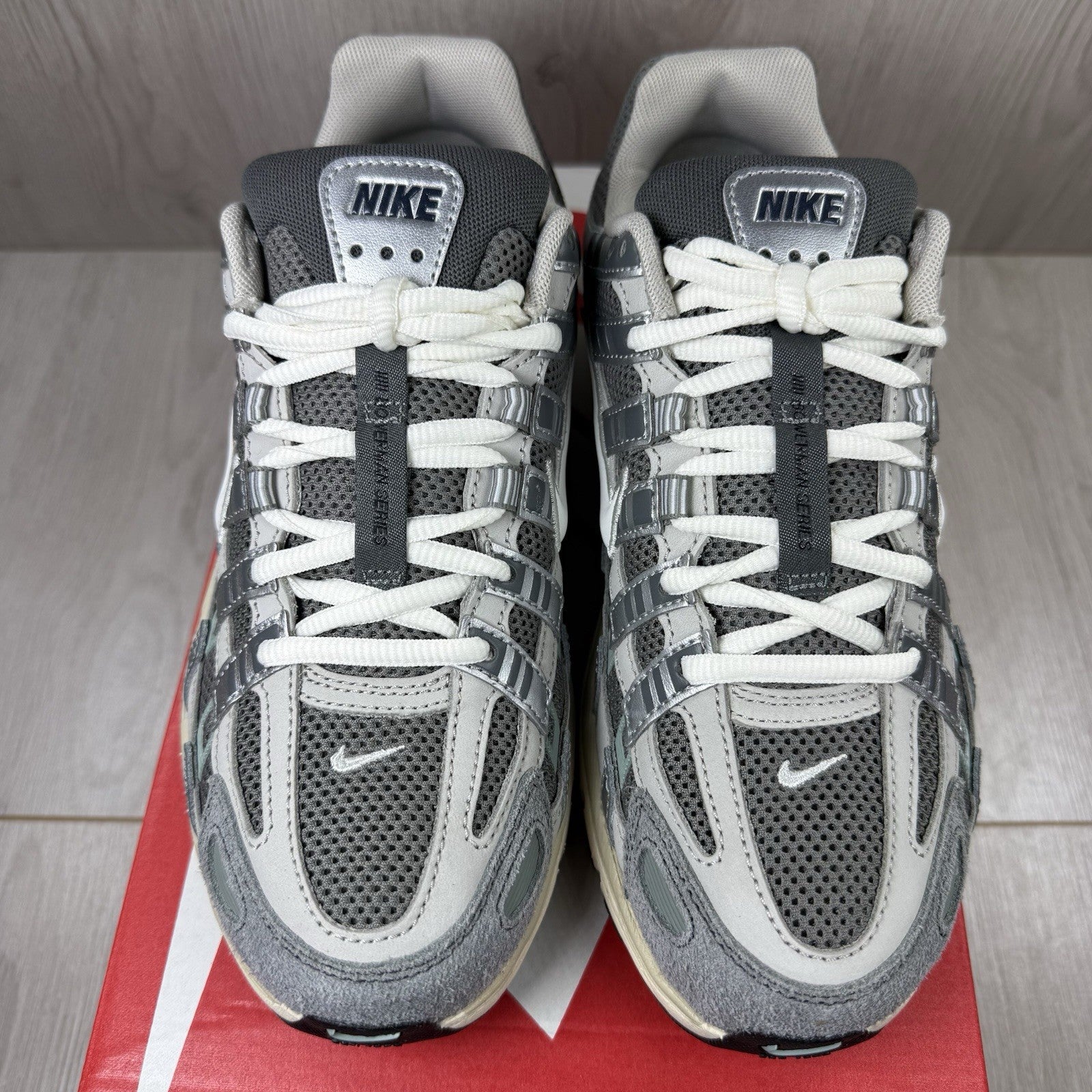 Nike P-6000 Trainers Flat Pewter Size UK6 FN7509-0292