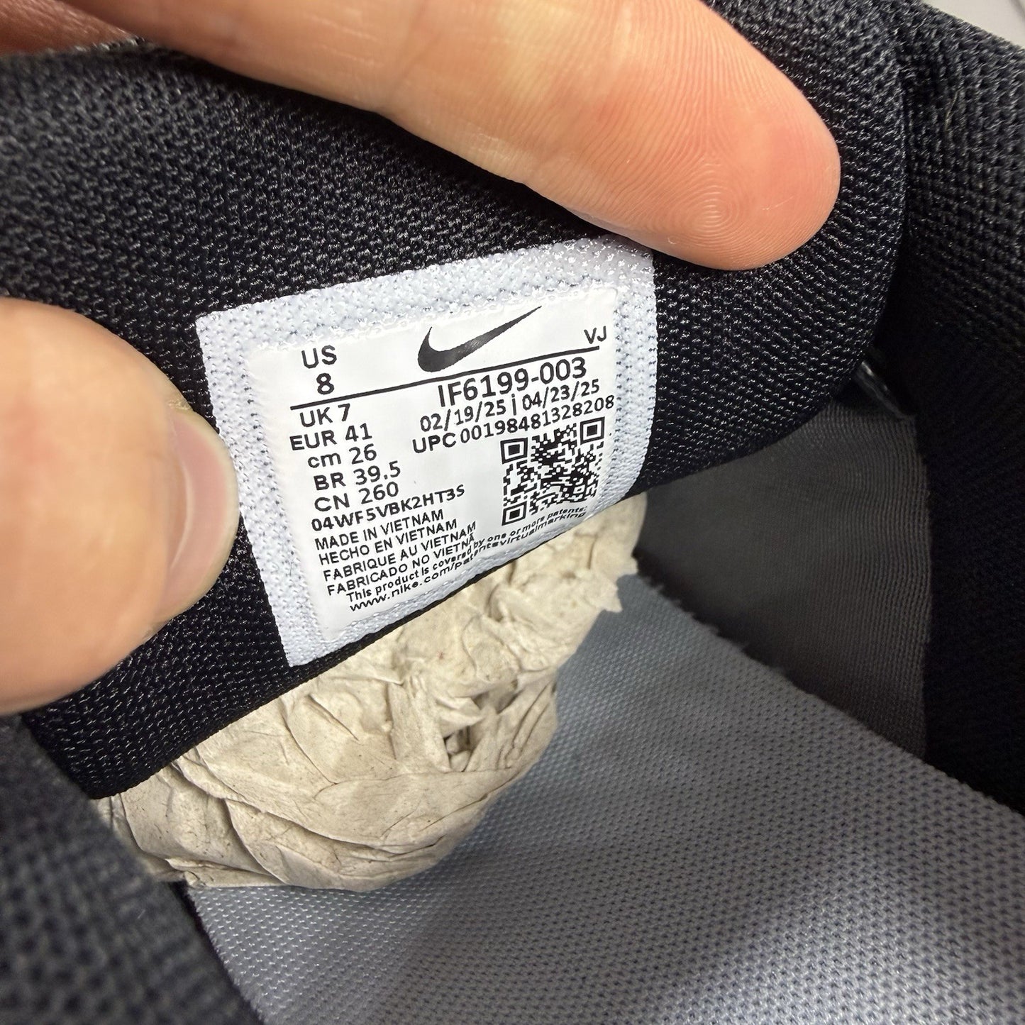 Nike P-6000 Trainers Cool Grey Celestine Blue Size UK7 IF6199-0034