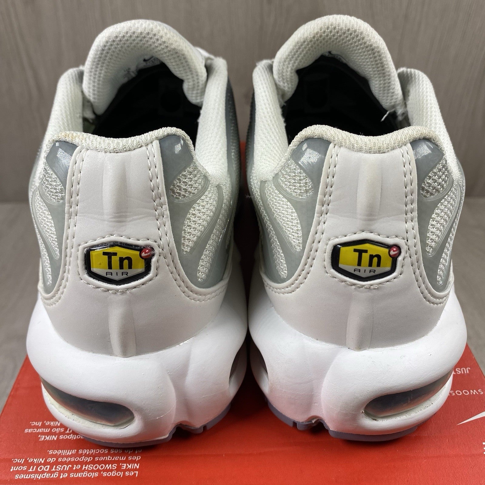 Nike TN Air Max Plus Trainers Smoke Grey Ashen Slate UK3.5 FQ2892-1003
