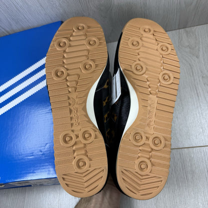 Adidas SL 72 OG Trainers Leopard Print Collegiate Green Black Size UK9 JI01874