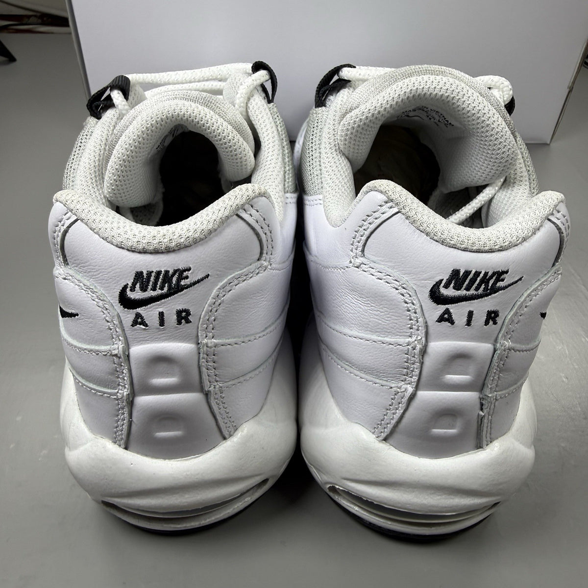 Nike Air Max 95 Trainers ID White Black Size UK9 314350-9989