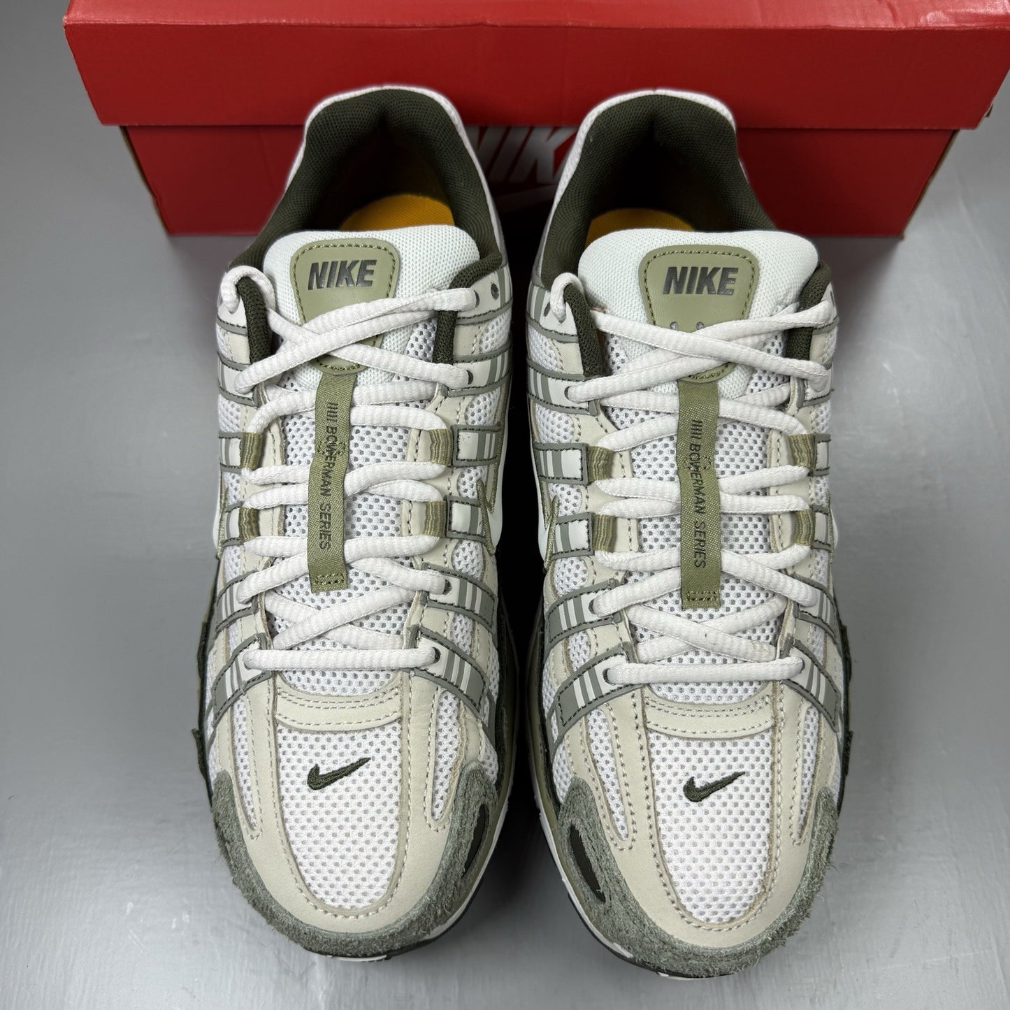 Nike P-6000 Trainers Light Army Cargo Khaki Size UK8 IH0246-3201
