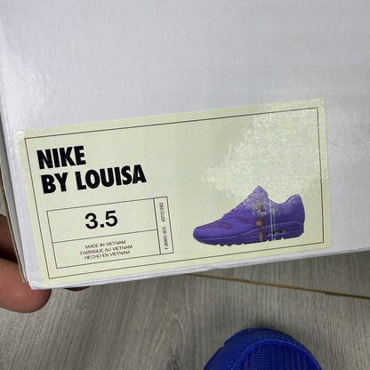 Nike Air Max 1 Trainers Triple Blue Size UK3.5 FJ8893-90013