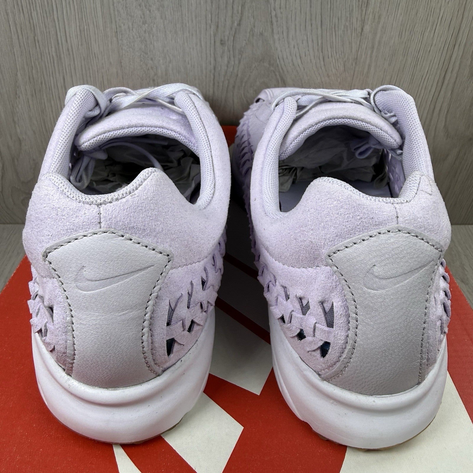 Nike Mayfly Woven Trainers Purple White Size UK8 919749-50011