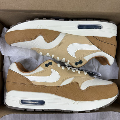 Nike Air Max 1 ‘87 Trainers Wheat Flax Size UK8.5 FZ3598-2998