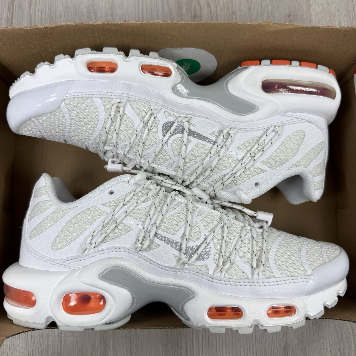 Nike Air Max Plus TN Utility Trainers Safety Orange Size UK3.5 FJ4232 1009