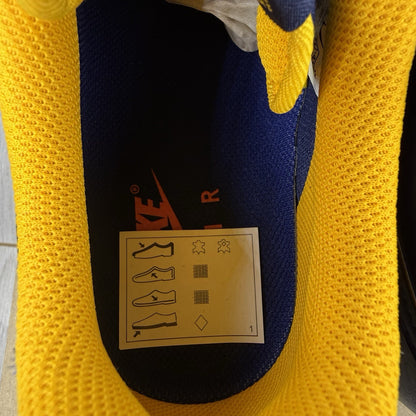 Nike Air Force 1 Low Trainers Retro Pack Navy Gold Size UK8 HV5752 41010