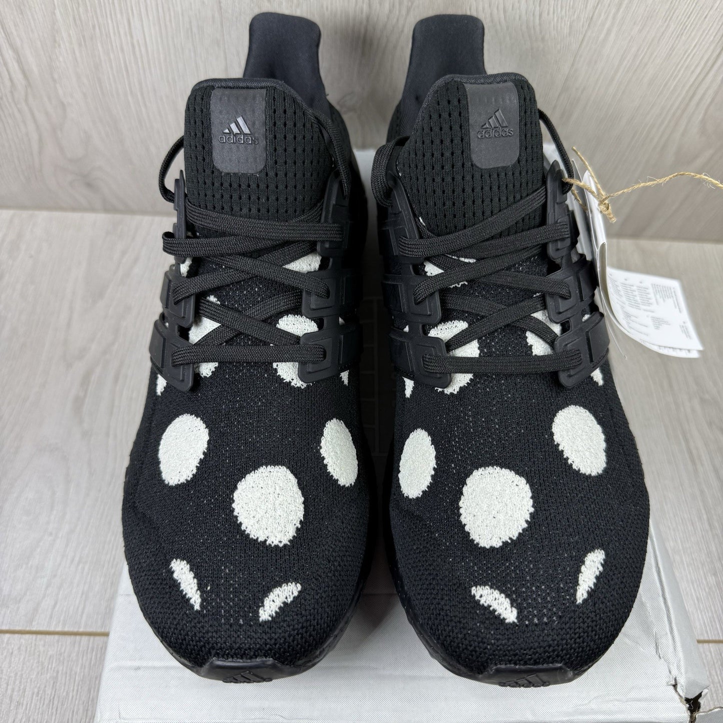 Adidas Ultra Boost 5.0 DNA Trainers Core Black Polka Dot Size UK7 H010932