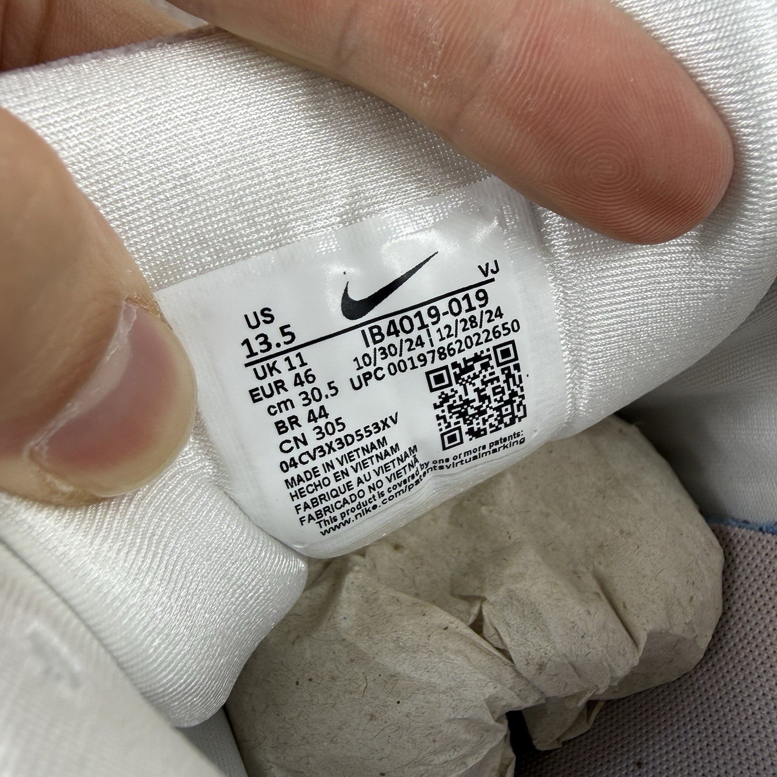 Nike P-6000 Trainers Platinum Violet Vast Grey Size UK11 IB4019-0197