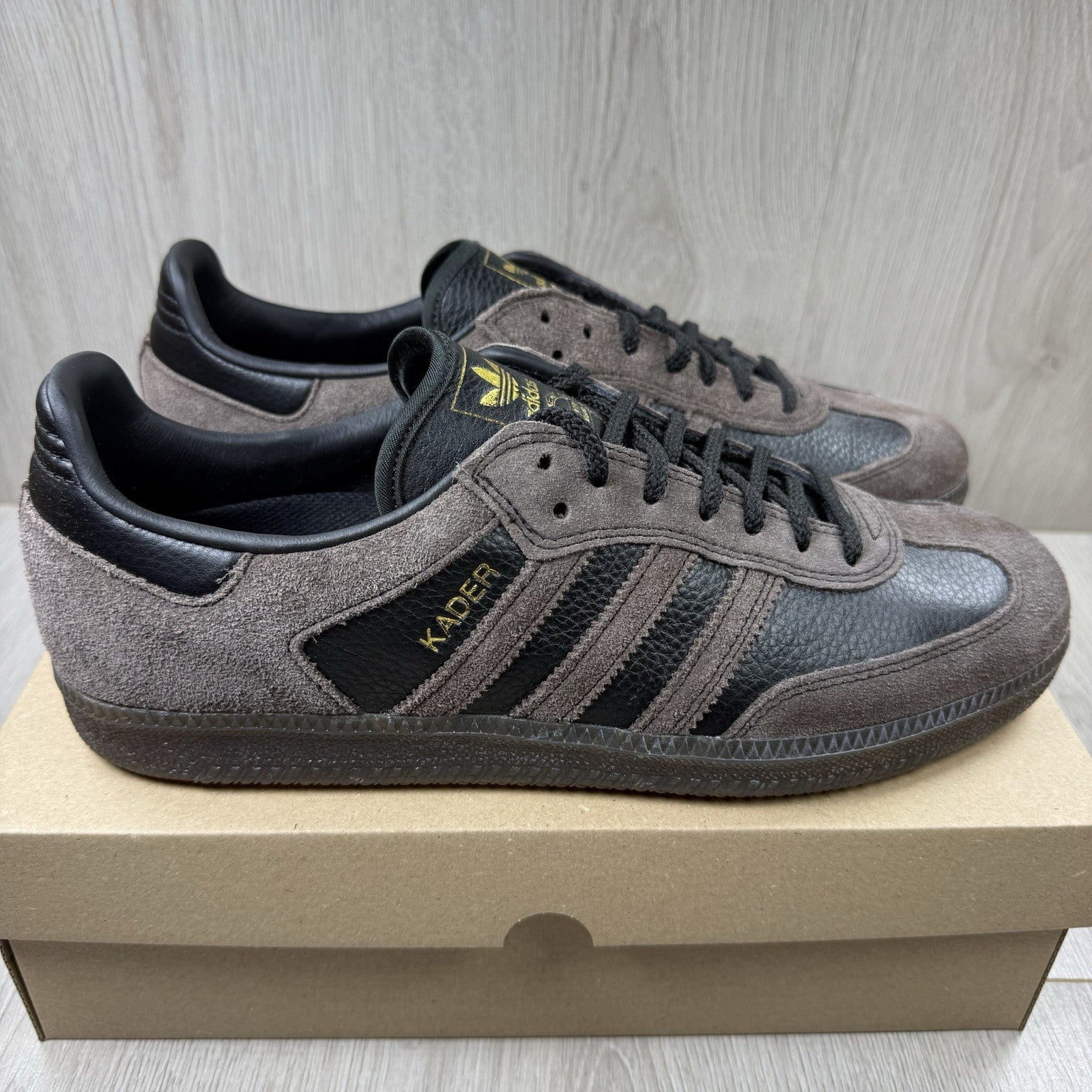 Adidas Samba ADV Kader Sylla Brown Gum Size UK10 IF92351