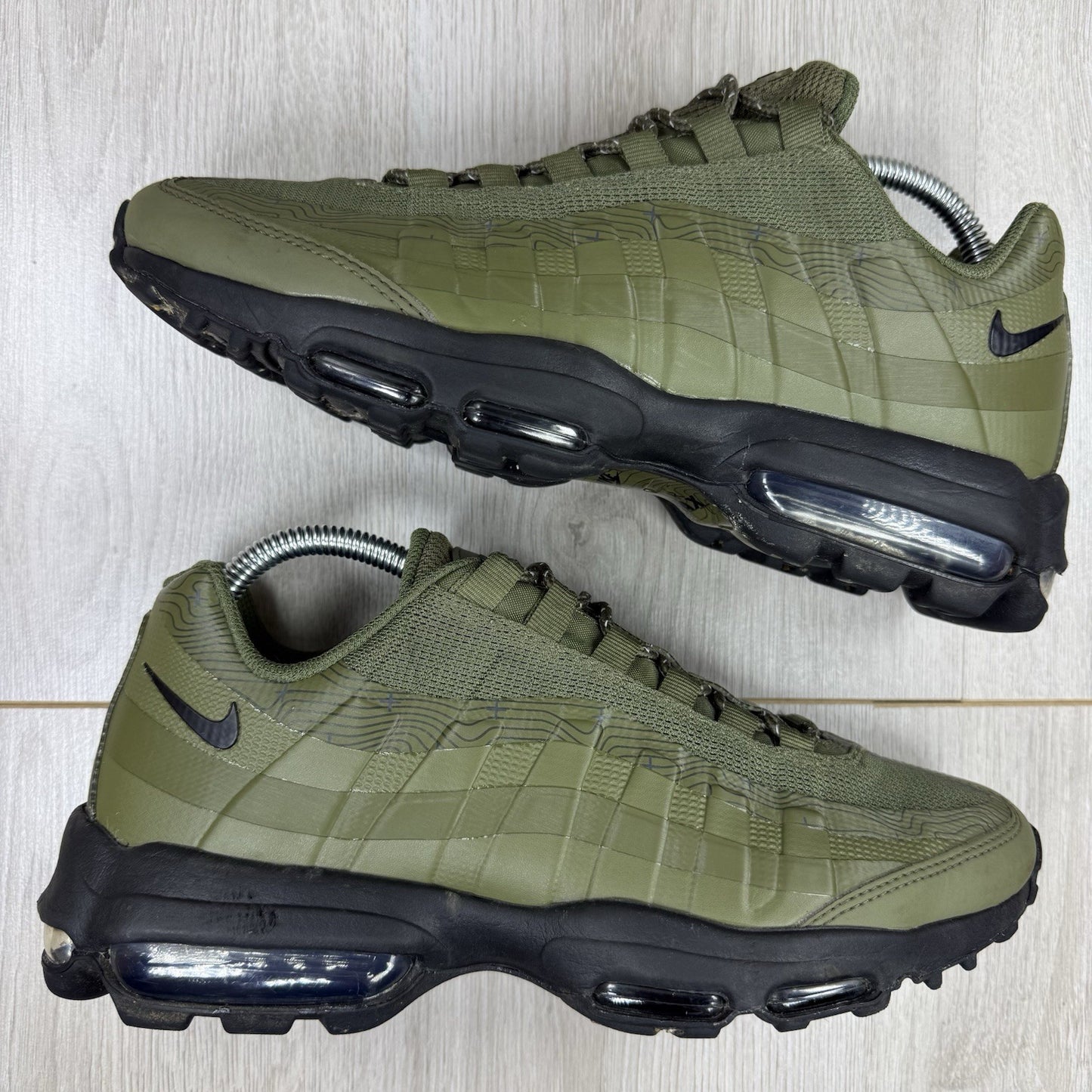 Nike Air Max 95 Ultra Trainers Medium Olive Black Size UK7 DR0295 2007