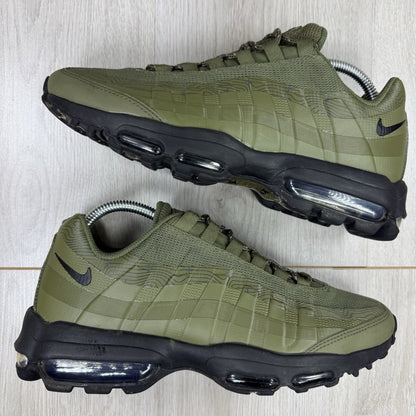 Nike Air Max 95 Ultra Trainers Medium Olive Black Size UK7 DR0295 2007