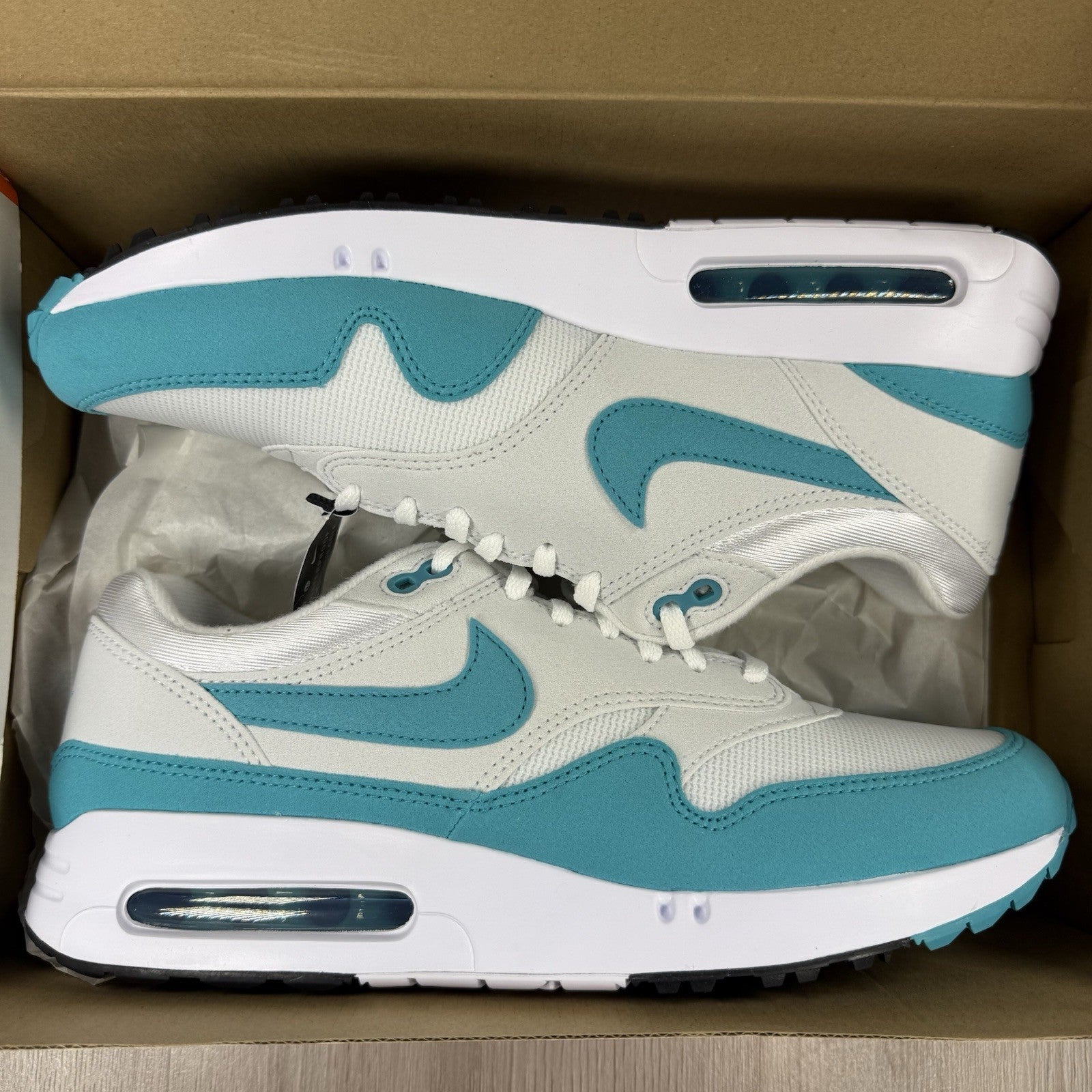 Nike Air Max 1 ‘86 OG Trainers Dusty Cactus White Size UK9 DV1403-1170