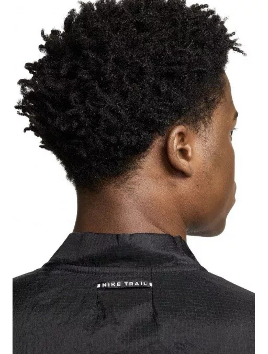 Nike Trail Aireez Running Vest Size Small Gilet Black Anthracite FN4004-0104