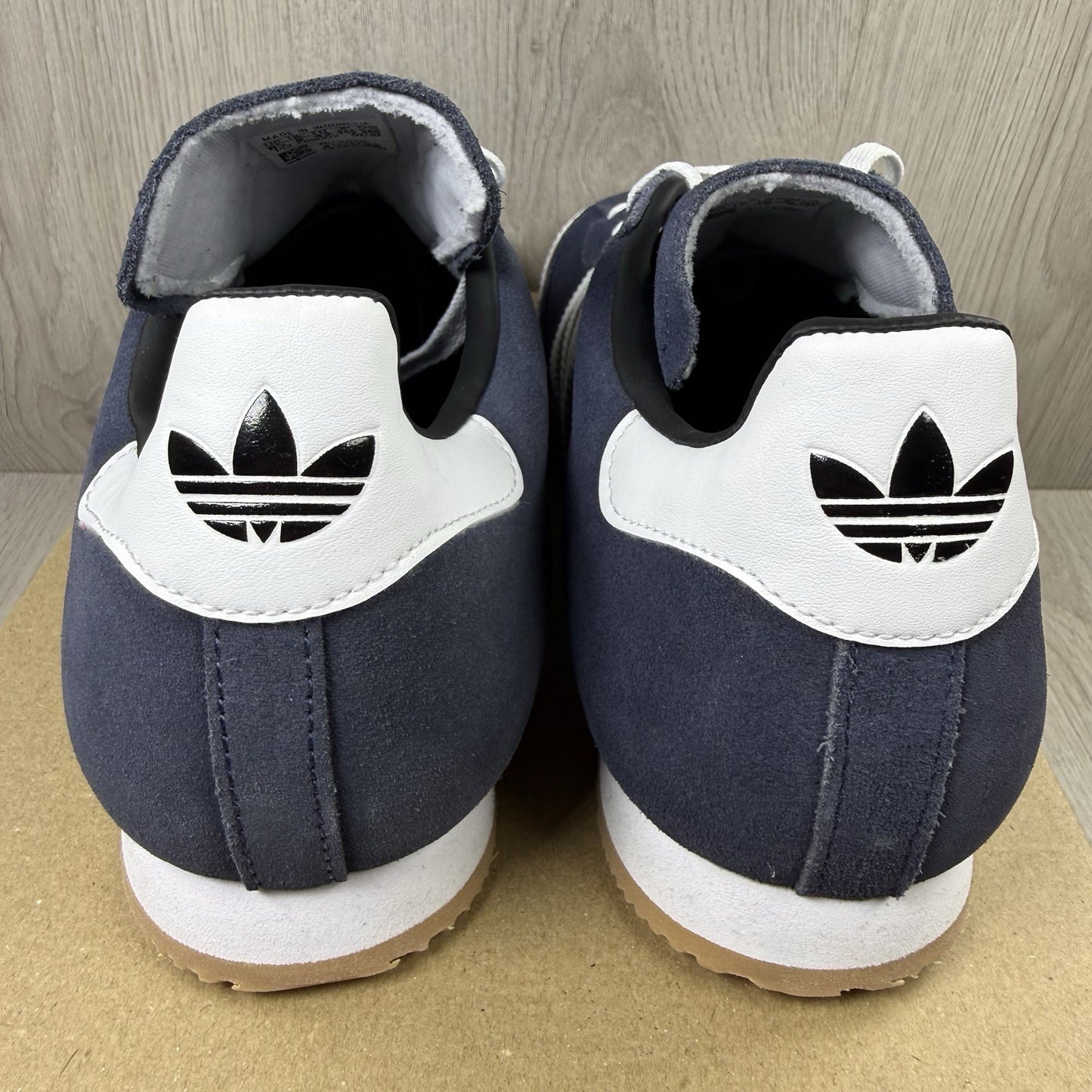 Adidas Originals Samba Super Suede Trainers Navy White Size UK8 01933210