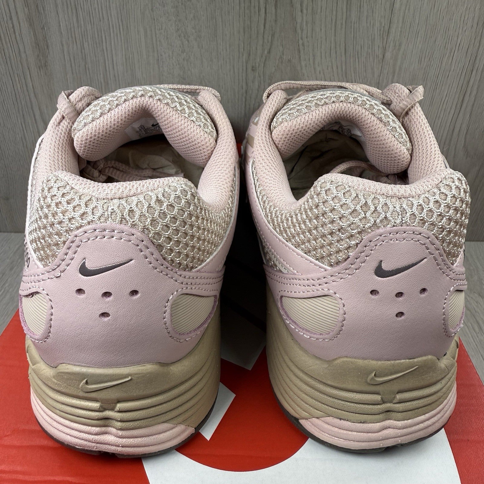 Nike P-6000 SE Trainers Fossil Stone Hemp Pink Size UK8.5 IF1756-20011