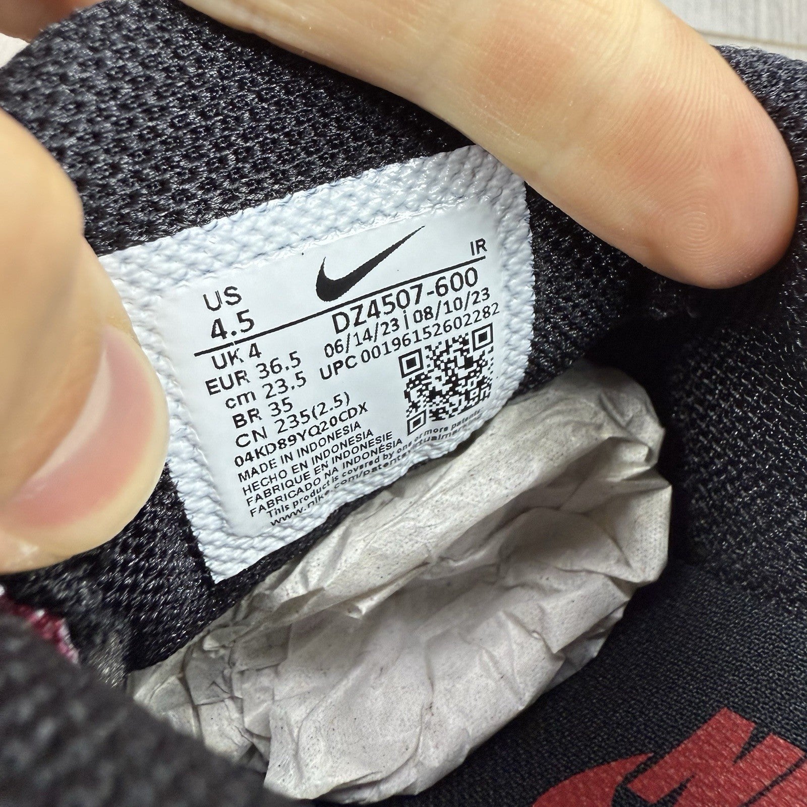 Nike Air Max Plus TN Trainers Bred Reflective Size UK4 DZ4507-60015