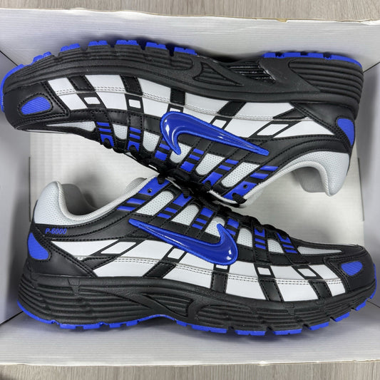 Nike P-6000 Trainers Shadow Grey Black Blue Size UK9 IB4455-9000