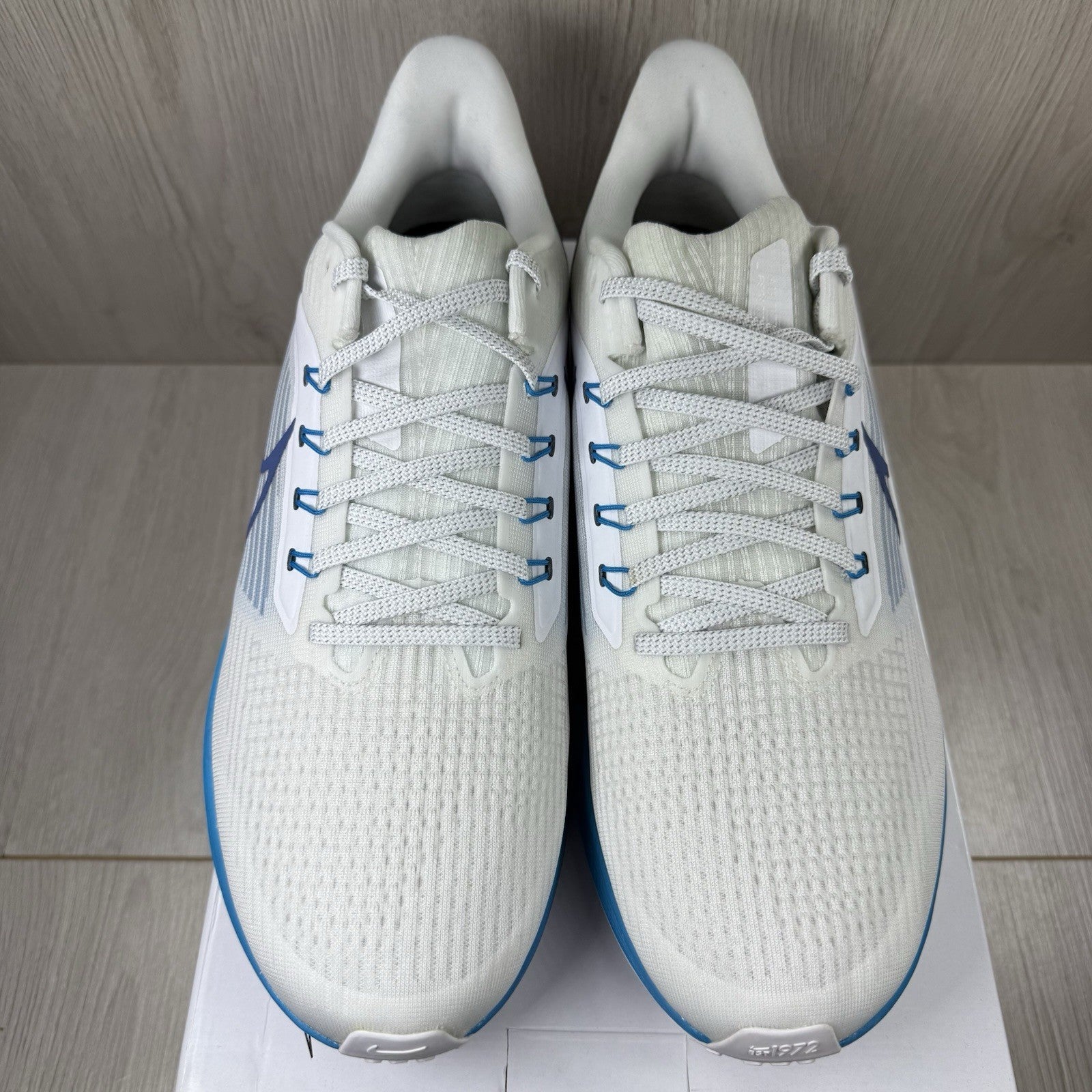 Nike Air Zoom Pegasus 39 Trainers White Blue UK11 EU46 D07435-9008