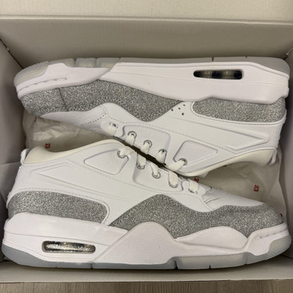 Nike Jordan 4 RM Trainers White Metallic Silver Size UK5 HQ3441-1117