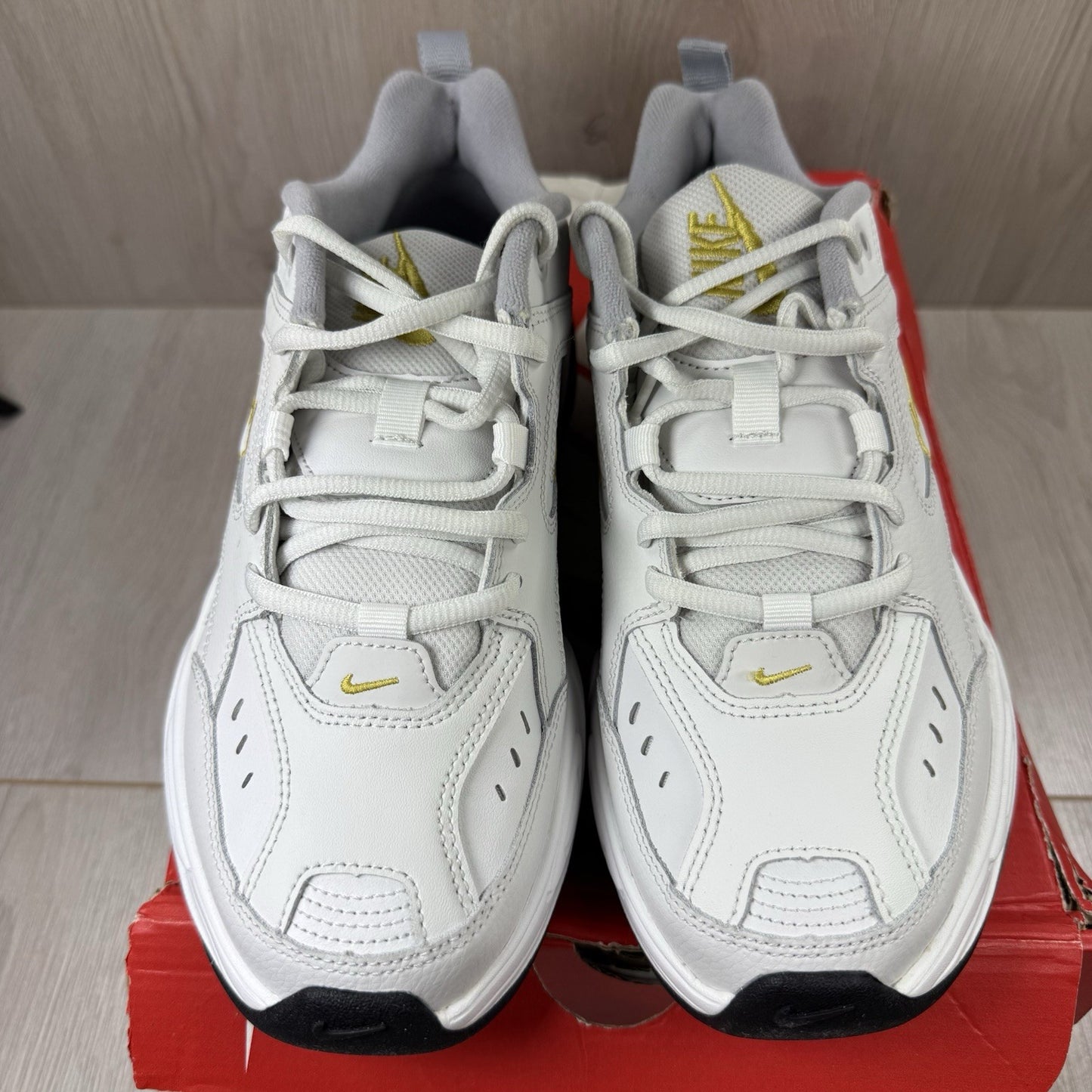 Nike M2K Tekno Trainers Platinum Tilt Celery Size UK6 US8.5 EU40 A03108-009