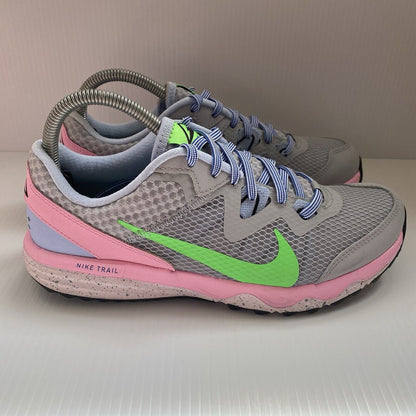 Nike Juniper Trail Womens Trainers Grey Pink UK5 US7.5 EU38.5 CW3809-006 NEW