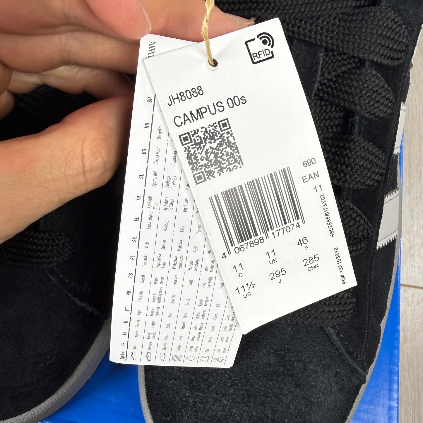 Adidas Campus 00s 'Black Grey Midsole'